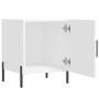 Mesita de noche madera de ingeniería blanco 40x40x50 cm de vidaXL, Mesitas de noche - Ref: Foro24-827580, Precio: 45,40 €, De...