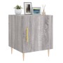 Mesitas noche 2 uds madera ingeniería gris Sonoma 40x40x50 cm de vidaXL, Mesitas de noche - Ref: Foro24-827545, Precio: 66,20...