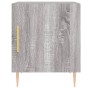 Mesitas noche 2 uds madera ingeniería gris Sonoma 40x40x50 cm de vidaXL, Mesitas de noche - Ref: Foro24-827545, Precio: 66,20...