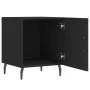 Mesitas de noche 2 uds madera de ingeniería negro 40x40x50 cm de vidaXL, Mesitas de noche - Ref: Foro24-827599, Precio: 55,22...