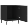Mesitas de noche 2 uds madera de ingeniería negro 40x40x50 cm de vidaXL, Mesitas de noche - Ref: Foro24-827599, Precio: 55,72...