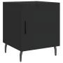 Mesitas de noche 2 uds madera de ingeniería negro 40x40x50 cm de vidaXL, Mesitas de noche - Ref: Foro24-827599, Precio: 55,22...