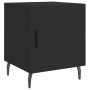 Mesitas de noche 2 uds madera de ingeniería negro 40x40x50 cm de vidaXL, Mesitas de noche - Ref: Foro24-827599, Precio: 55,72...