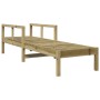 Tumbona de madera de pino impregnada 199,5x62x55 cm en Tumbonas | Comprar online en Foru.es