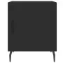 Mesitas de noche 2 uds madera de ingeniería negro 40x40x50 cm de vidaXL, Mesitas de noche - Ref: Foro24-827599, Precio: 55,22...