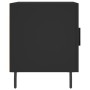 Mesitas de noche 2 uds madera de ingeniería negro 40x40x50 cm de vidaXL, Mesitas de noche - Ref: Foro24-827599, Precio: 55,72...