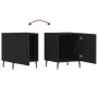 Mesitas de noche 2 uds madera de ingeniería negro 40x40x50 cm de vidaXL, Mesitas de noche - Ref: Foro24-827599, Precio: 55,22...