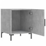 Mesita de noche madera de ingeniería gris hormigón 40x40x50 cm de vidaXL, Mesitas de noche - Ref: Foro24-827572, Precio: 33,7...