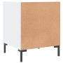 Mesita de noche madera de ingeniería blanco 40x40x50 cm de vidaXL, Mesitas de noche - Ref: Foro24-827564, Precio: 42,52 €, De...