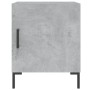 Mesita de noche madera de ingeniería gris hormigón 40x40x50 cm de vidaXL, Mesitas de noche - Ref: Foro24-827572, Precio: 33,7...