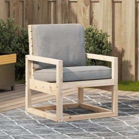 Silla de jardín madera maciza de pino 57,5x63x76 cm en Sillas de jardín | Comprar online en Foru.es