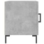 Mesita de noche madera de ingeniería gris hormigón 40x40x50 cm de vidaXL, Mesitas de noche - Ref: Foro24-827572, Precio: 33,7...