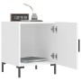 Mesita de noche madera de ingeniería blanco 40x40x50 cm de vidaXL, Mesitas de noche - Ref: Foro24-827564, Precio: 42,52 €, De...