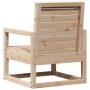 Silla de jardín madera maciza de pino 57,5x63x76 cm en Sillas de jardín | Comprar online en Foru.es