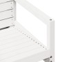 Silla de jardín madera maciza de pino blanco 57,5x63x76 cm en Sillas de jardín | Comprar online en Foru.es