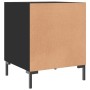 Mesitas de noche 2 uds madera de ingeniería negro 40x40x50 cm de vidaXL, Mesitas de noche - Ref: Foro24-827567, Precio: 54,20...