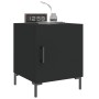 Mesitas de noche 2 uds madera de ingeniería negro 40x40x50 cm de vidaXL, Mesitas de noche - Ref: Foro24-827567, Precio: 54,20...