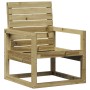 Silla de jardín madera de pino impregnada 57,5x63x76 cm en Sillas de jardín | Comprar online en Foru.es