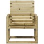 Silla de jardín madera de pino impregnada 57,5x63x76 cm en Sillas de jardín | Comprar online en Foru.es