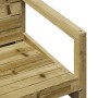 Silla de jardín madera de pino impregnada 57,5x63x76 cm en Sillas de jardín | Comprar online en Foru.es