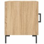 Mesitas noche 2 uds madera ingeniería roble Sonoma 40x40x50 cm de vidaXL, Mesitas de noche - Ref: Foro24-827571, Precio: 52,3...