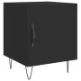 Black engineered wood nightstand 40x40x50 cm by vidaXL, Nightstands - Ref: Foro24-827550, Price: 37,87 €, Discount: %