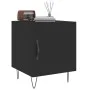 Black engineered wood nightstand 40x40x50 cm by vidaXL, Nightstands - Ref: Foro24-827550, Price: 37,87 €, Discount: %
