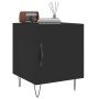 Mesita de noche madera de ingeniería negro 40x40x50 cm de vidaXL, Mesitas de noche - Ref: Foro24-827550, Precio: 38,32 €, Des...