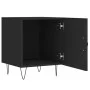Black engineered wood nightstand 40x40x50 cm by vidaXL, Nightstands - Ref: Foro24-827550, Price: 37,87 €, Discount: %