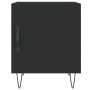 Mesita de noche madera de ingeniería negro 40x40x50 cm de vidaXL, Mesitas de noche - Ref: Foro24-827550, Precio: 38,32 €, Des...
