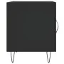 Black engineered wood nightstand 40x40x50 cm by vidaXL, Nightstands - Ref: Foro24-827550, Price: 37,87 €, Discount: %