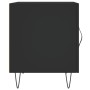 Mesita de noche madera de ingeniería negro 40x40x50 cm de vidaXL, Mesitas de noche - Ref: Foro24-827550, Precio: 38,32 €, Des...