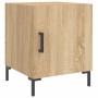 Mesita de noche madera de ingeniería roble Sonoma 40x40x50 cm de vidaXL, Mesitas de noche - Ref: Foro24-827570, Precio: 41,20...