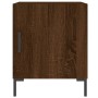 Mesitas noche 2 uds madera ingeniería marrón roble 40x40x50 cm de vidaXL, Mesitas de noche - Ref: Foro24-827579, Precio: 53,7...