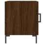 Mesitas noche 2 uds madera ingeniería marrón roble 40x40x50 cm de vidaXL, Mesitas de noche - Ref: Foro24-827579, Precio: 53,7...