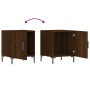 Mesitas noche 2 uds madera ingeniería marrón roble 40x40x50 cm de vidaXL, Mesitas de noche - Ref: Foro24-827579, Precio: 53,7...