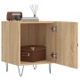 Mesitas noche 2 uds madera ingeniería roble Sonoma 40x40x50 cm de vidaXL, Mesitas de noche - Ref: Foro24-827555, Precio: 45,9...