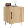Mesitas noche 2 uds madera ingeniería roble Sonoma 40x40x50 cm de vidaXL, Mesitas de noche - Ref: Foro24-827555, Precio: 45,9...