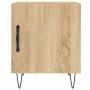 Mesitas noche 2 uds madera ingeniería roble Sonoma 40x40x50 cm de vidaXL, Mesitas de noche - Ref: Foro24-827555, Precio: 45,9...