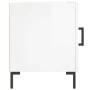 Nachttische 2 Stück glänzend weißes Holzwerkstoff 40x40x50 cm von vidaXL, Nachttische - Ref: Foro24-827569, Preis: 76,59 €, R...