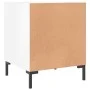 Nachttische 2 Stück glänzend weißes Holzwerkstoff 40x40x50 cm von vidaXL, Nachttische - Ref: Foro24-827569, Preis: 76,59 €, R...