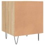 Mesitas noche 2 uds madera ingeniería roble Sonoma 40x40x50 cm de vidaXL, Mesitas de noche - Ref: Foro24-827555, Precio: 45,9...