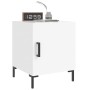 Mesitas noche 2 uds madera ingeniería blanco brillo 40x40x50 cm de vidaXL, Mesitas de noche - Ref: Foro24-827569, Precio: 77,...