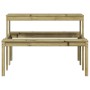 Mesa de pícnic madera pino impregnada 110x134x75 cm en Mesas de jardín | Comprar online en Foru.es
