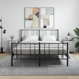 Nachttische 2 Stk. Ingenieurholz Sonoma grau 40x40x50 cm von vidaXL, Nachttische - Ref: Foro24-827577, Preis: 71,92 €, Rabatt: %