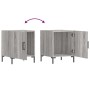 Mesitas noche 2 uds madera ingeniería gris Sonoma 40x40x50 cm de vidaXL, Mesitas de noche - Ref: Foro24-827577, Precio: 72,82...