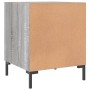 Mesitas noche 2 uds madera ingeniería gris Sonoma 40x40x50 cm de vidaXL, Mesitas de noche - Ref: Foro24-827577, Precio: 72,82...