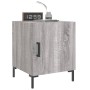Mesitas noche 2 uds madera ingeniería gris Sonoma 40x40x50 cm de vidaXL, Mesitas de noche - Ref: Foro24-827577, Precio: 72,82...