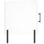 Mesita de noche madera de ingeniería blanco brillo 40x40x50 cm de vidaXL, Mesitas de noche - Ref: Foro24-827584, Precio: 32,8...