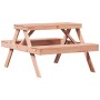 Mesa de pícnic madera maciza Douglas 105x134x75 cm en Mesas de jardín | Comprar online en Foru.es